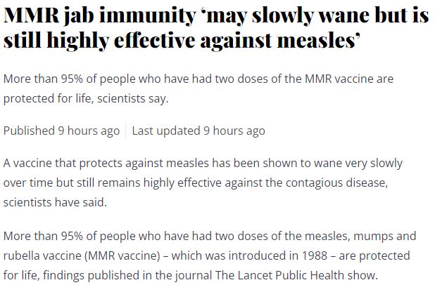 Mmr Jab Immunity